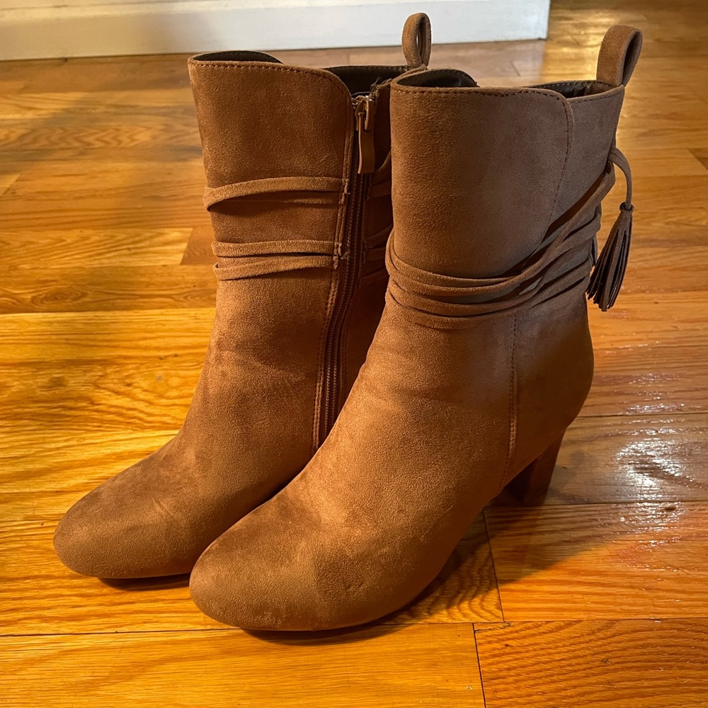 Brown Suede Boots